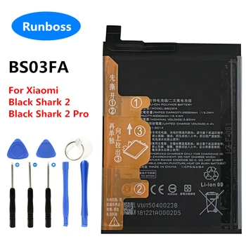 Оригинальный аккумулятор телефона BS03FA 4000 мАч для Xiaomi Black Shark 2 Black Shark2 Pro Batteries Bateria