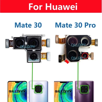 Оригинальный Модуль Камеры Заднего Вида Для Huawei Mate 30 Pro Mate30 30pro Задняя Основная Большая Широкая Задняя Камера Замена Гибкого Кабеля