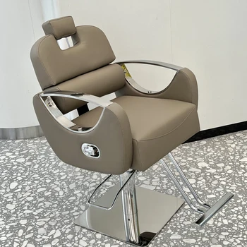 Парикмахерские кресла для наращивания ресниц Простая эстетическая рулетка Парикмахерские кресла для лица Мебель для салона тату Friseurstuhl YQ50BC