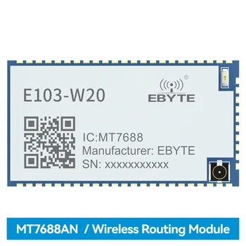 Последовательный порт к модулю беспроводной маршрутизации Wifi MT7688AN E103-W20 (7688) OpenWRT SDK AP STA 32 МБ Флэш-памяти + 128 МБ DDR2 300 Мбит/с PHY