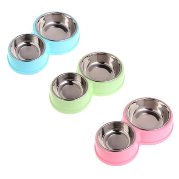 Посуда для домашних животных 2 в 1, миска для корма для собак, Диспенсер для воды, комбинированный набор для кормления