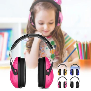 Регулируемые по уровню шума Детские Наушники для защиты слуха Защитные наушники для ушей Шумоподавление Безопасность для детей Наушники
