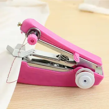 Ручная швейная машинка Мини-швейная машинка для быстрого шитья креативным стежком Портативная ремонтная машина Модернизированная разноцветная