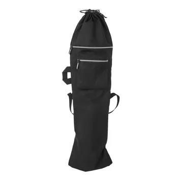 Рюкзак для скейтборда с двойным перекидным механизмом, сумка для наземной доски для серфинга, сумка для лонгборда, сумка для переноски скейтборда, аксессуары, черный L