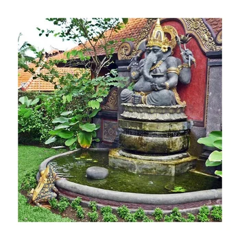 Современное наружное украшение, резной мраморный камень, фонтан индуистских богов, статуя Ганеши, скульптура