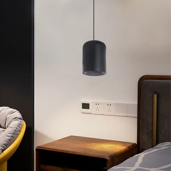 Современные светодиодные подвесные светильники GU10, минималистичные подвесные светильники для спальни, потолочный фон, настенный подвесной светильник для столовой