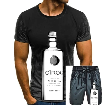 Футболка с мультяшным рисунком бренда Ciroc Vodka Alcohol Bottle