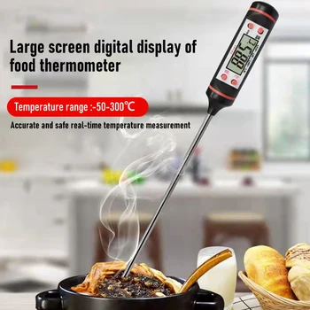 Цифровой термометр Для приготовления пищи, кухонный зонд для барбекю, Вода, молоко, масло, Жидкая духовка, Цифровой датчик температуры, измеритель термопары, Инструменты
