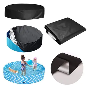 Чехол для детского бассейна, круглое теплоизоляционное одеяло, Пылезащитный лист, Многоцелевая защитная пленка от мусора для гидромассажных ванн на открытом воздухе