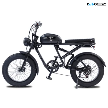 Электровелосипед AKEZ с 20-дюймовыми снежными шинами S2 RX 48V1500W23AH