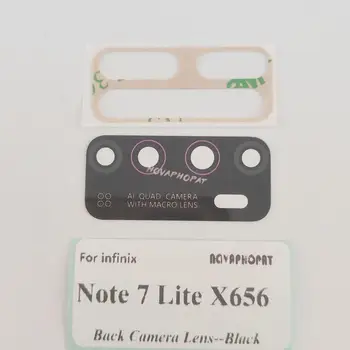 1 шт. Стеклянный объектив камеры заднего вида с адаптером для Infinix Note 7 Lite X656