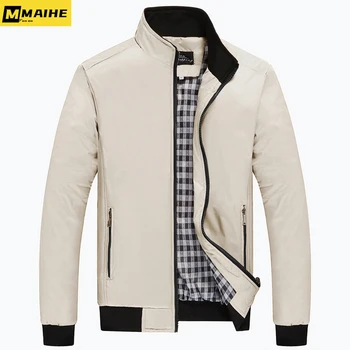 2023 новая весенне-осенняя мужская ветрозащитная куртка, модное повседневное бейсбольное пальто, мужская деловая простая приталенная куртка, мужская одежда