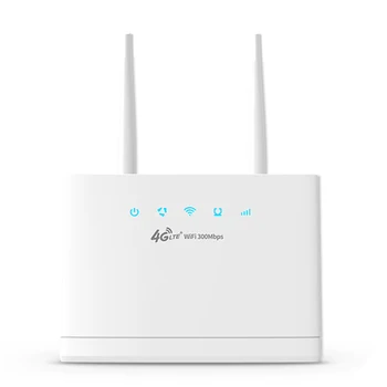 4G Wi-Fi маршрутизатор 150 Мбит/с, 4G Беспроводной маршрутизатор CPE, порт Ethernet 100 М, внешняя антенна, встроенный слот для SIM-карты (штепсельная вилка США)