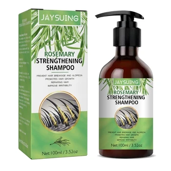 E1YE Rosemary Shampoo Strength, Придающий объем, Питательный шампунь с Розмарином, Эффективное средство для ухода за кожей головы, вьющимися и прямыми волосами