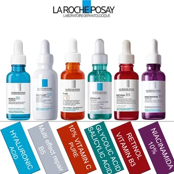 La Roche Posay Hyalu B5 С Ретинолом Puro B3 и чистым Витамином C10 Сыворотка Против морщин, Отбеливающая и Осветляющая Эссенция для лица