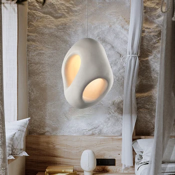 Nordic Creative Wabi-sabi Wind Светодиодные подвесные светильники для ресторана, блеск спальни, столовой, домашний декор, прикроватный подвесной светильник, светильник