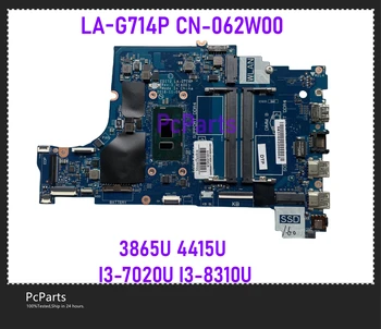 PcParts EDI72 LA-G714P Для Dell Vostro 3481 3581 3584 3781 Материнская плата ноутбука CN-062W00 3865U 4415U I3-7020U I3-8310U DDR4