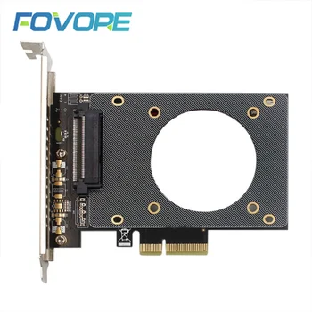 Адаптер U.2 SFF-8639 для карты расширения PCI-E X4 Поддерживает U.2 NVME SSD Riser Card со скоростью 4000 Мбит/с для PCIE X4 X8 X16