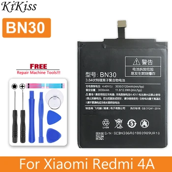 Аккумулятор BN30 для Xiaomi Redmi 4A Hongmi 4A Bateria 3030mAh Номер для отслеживания