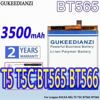 Аккумулятор GUKEEDIANZI Большой Емкости 3500 мАч Для Leagoo KIICAA Mix T5 T5C BT565 BT566