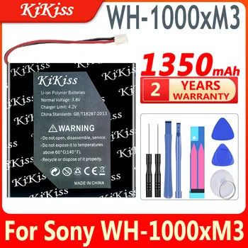 Аккумулятор KiKiss емкостью 1350 мАч для Sony WH-1000xM3 WH-XB900N WH-CH710N с аккумуляторами высокой емкости