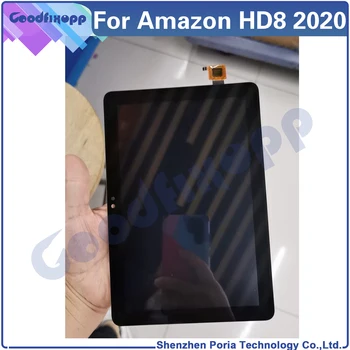 Для Ama Zon Fire HD8 2020 10-го Поколения HD 8 ЖК-дисплей С Сенсорным Экраном Дигитайзер В Сборе Замена Запасных Частей