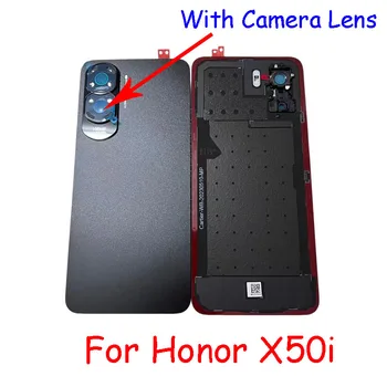 Качество AAAA для Huawei Honor X50i 5G Задняя крышка, батарейный отсек, корпус с заменой объектива камеры
