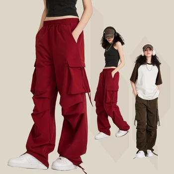 Магазин Hip Hop Leader Officiel Store Брюки-карго с карманами для лесозаготовок Мужские джинсовые брюки для спорта на открытом воздухе Женские