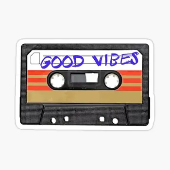 Наклейка Good Vibes для декора ноутбука Спальни автомобиля Милый мультфильм Модный общественный чемодан