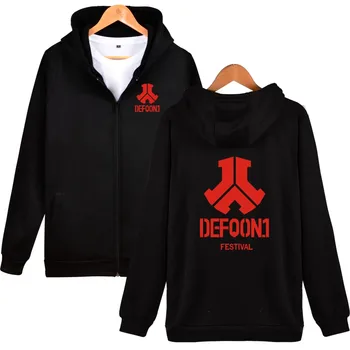 Толстовка DEFQON 1 с принтом рок-группы в стиле хип-хоп, Зимние теплые флисовые толстовки, толстовка, повседневная куртка Harajuku, Уличное пальто