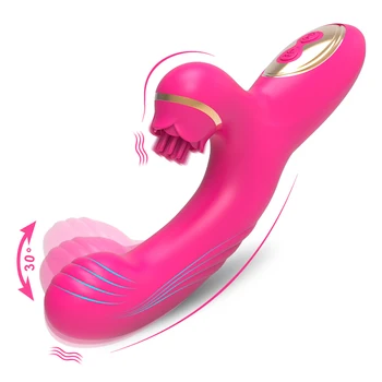 Цветочный бутон Женский Фаллоимитатор-Кролик Вибратор для Вагинальных Женщин Мощный G-Spot Клитор Двойной Стимулятор Секс-Игрушки для Взрослых для Пары